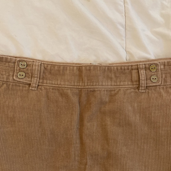 Tan Corduroy mini skirt - Picture 3 of 4